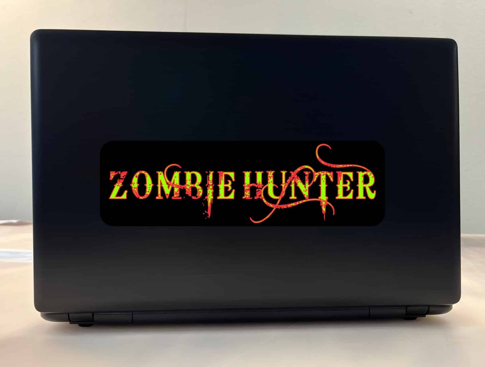 10in x 3in Zombie Hunter Vinyl Bumper Sticker Decal Window Stick - Image 3