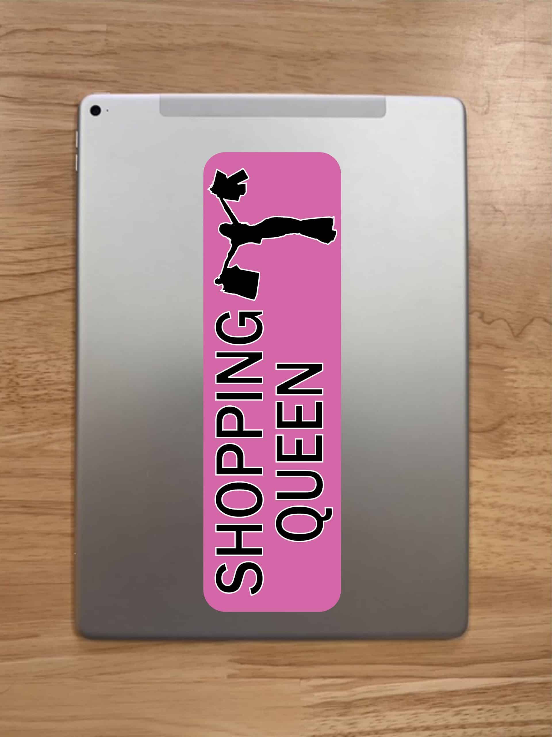 10in x 3in Shopping Queen Bumper Stickers Vinyl Decals Sticker D - Image 7