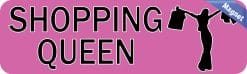 Alternative view of StickerTalk Shopping Queen Magnet, 10 inches x 3 inches