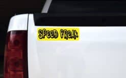 10in x 3in Speed Freak Bumper Stickers Vinyl Decals Sticker Deca