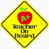 Teacher On Board Sticker