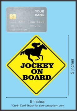 Jockey on Board Magnet