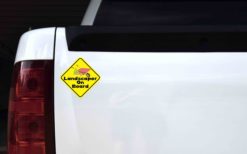 Alternative view of 5in x 5in Landscaper On Board Sticker