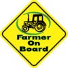 Farmer On Board Magnet