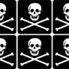 Jolly Roger Pirate Flag Vinyl Stickers