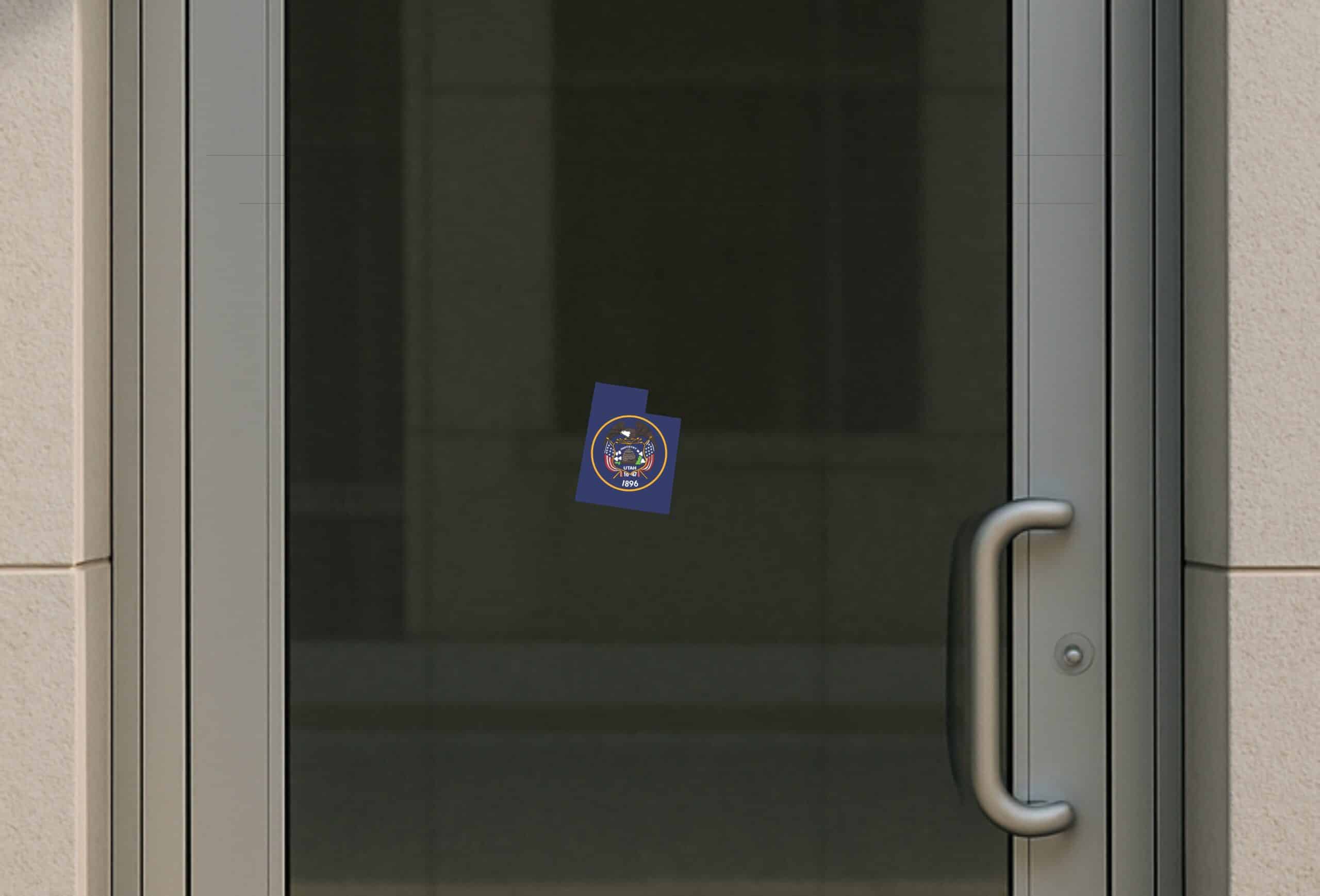 StickerTalk Die Cut Utah Flag Vinyl Sticker, 4.5 inches x 3.5 inches