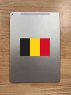 5in x3in Belgium Country Flag Bumper Sticker Vinyl Decal Car Stickers Decals