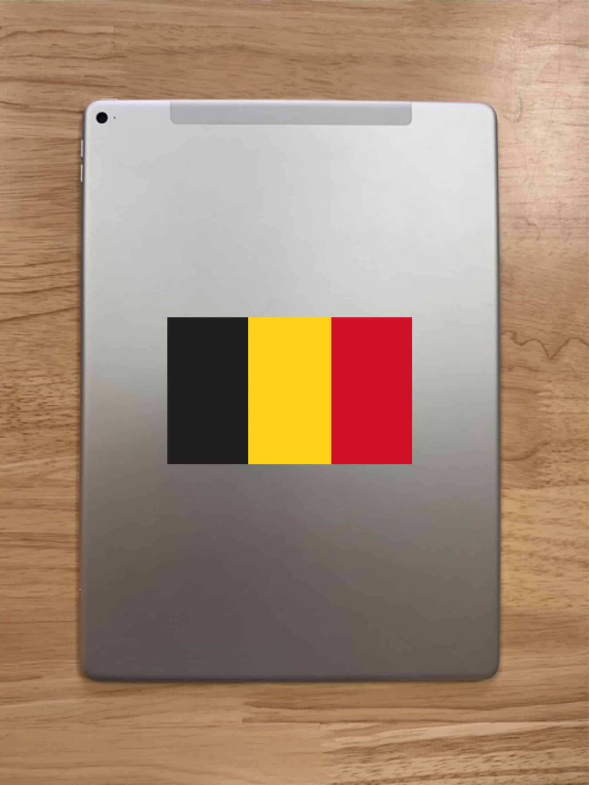 5in x3in Belgium Country Flag Bumper Sticker Vinyl Decal Car Stickers Decals