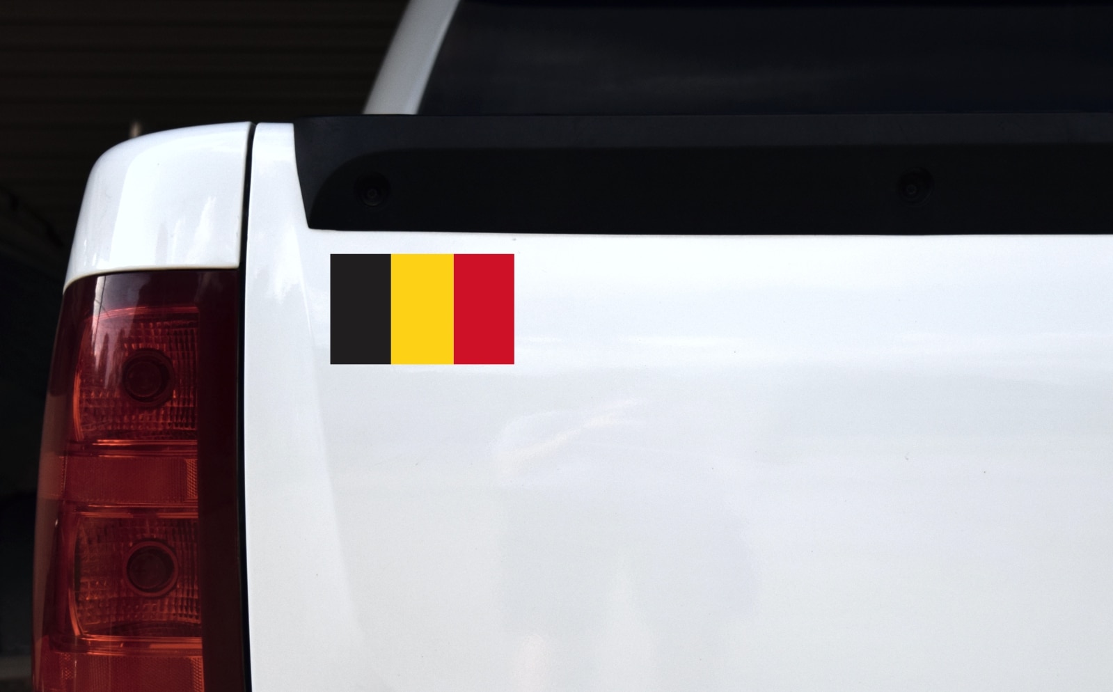 5in x3in Belgium Country Flag Bumper Sticker Vinyl Decal Car Stickers Decals