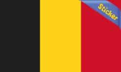 5in x3in Belgium Country Flag Bumper Sticker Vinyl Decal Car Stickers Decals