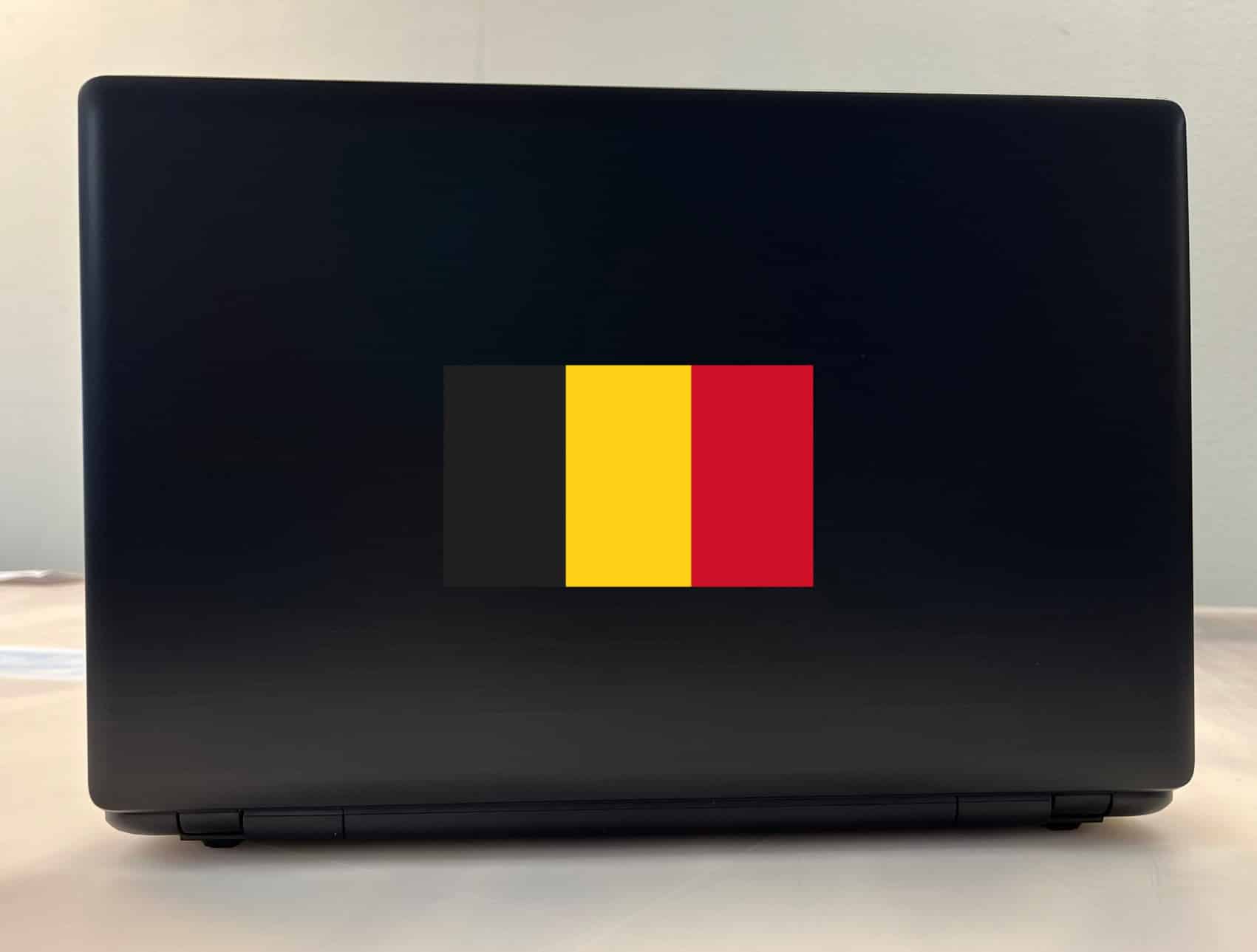 5in x3in Belgium Country Flag Bumper Sticker Vinyl Decal Car Stickers Decals