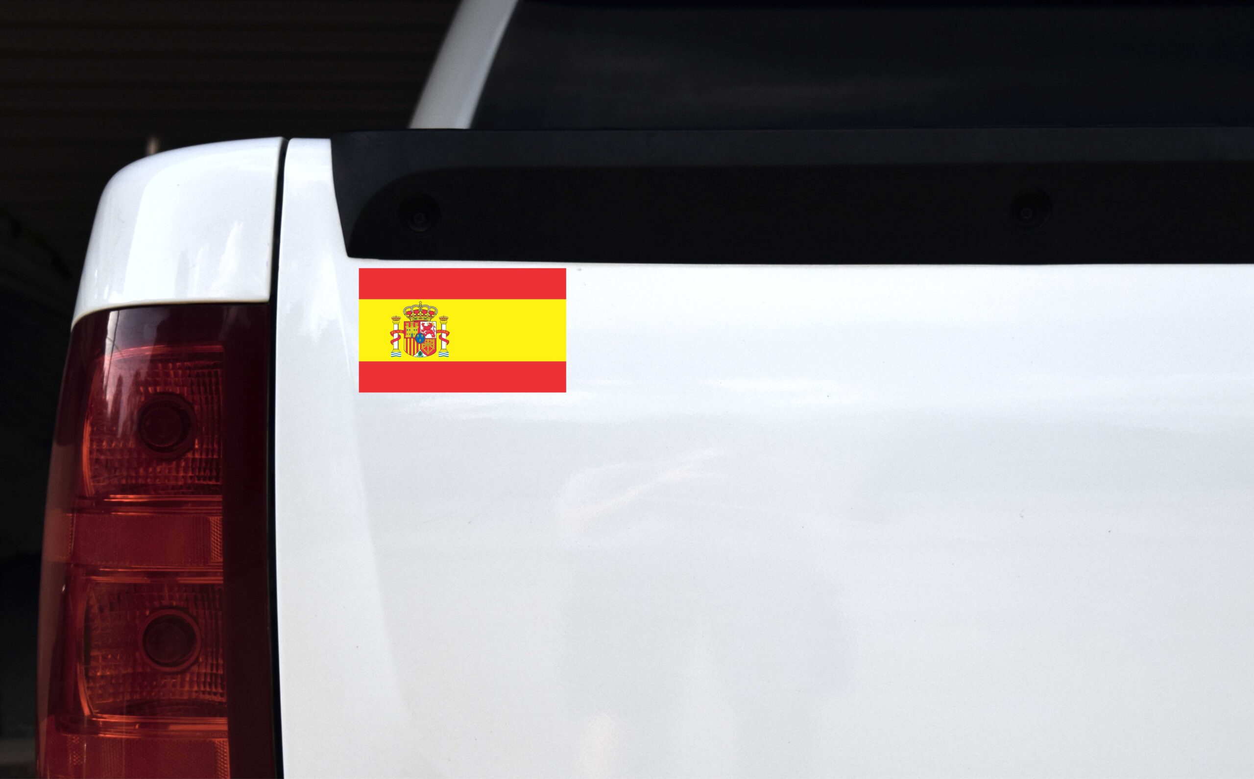 Flag of Spain Vinyl Sticker
