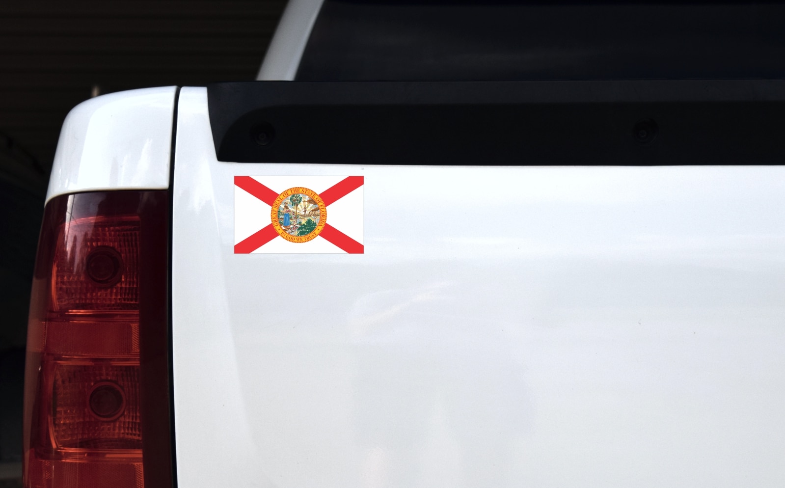 5in x 3in Florida State Flag Sticker Vinyl Vehicle Bumper Decal