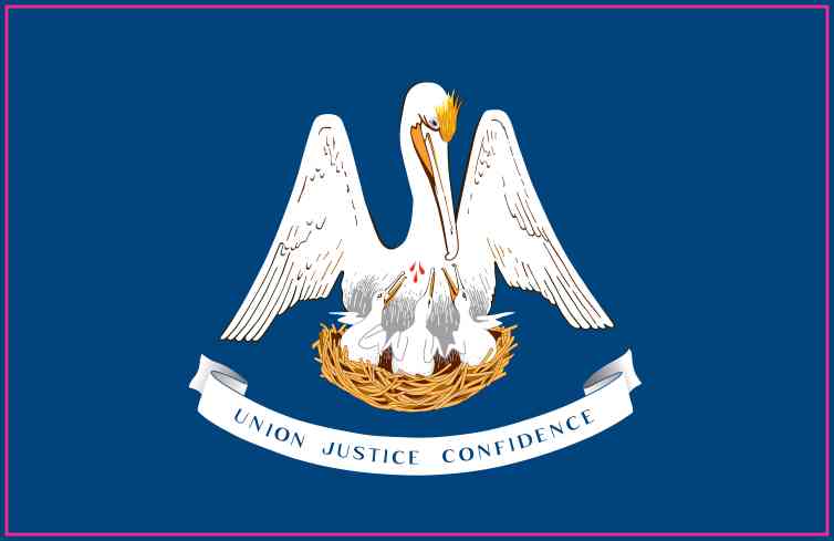 Louisiana Flag Sticker