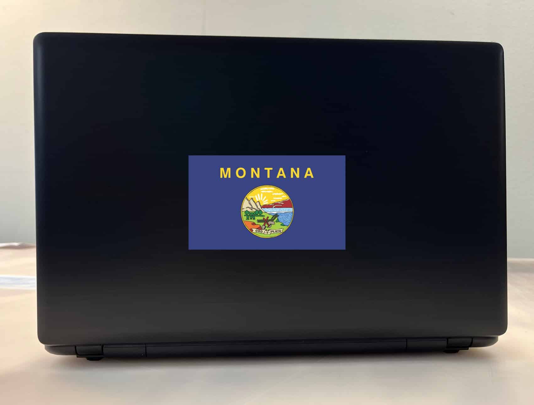 5in x 3in Montana State Flag Sticker - Image 4