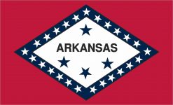 Arkansas State Flag Sticker