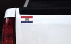 5in x 3in Missouri State Flag Bumper Sticker Vinyl Decal Window Stickers Car Decals