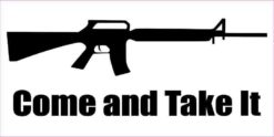 Gun Come and Take It Sticker
