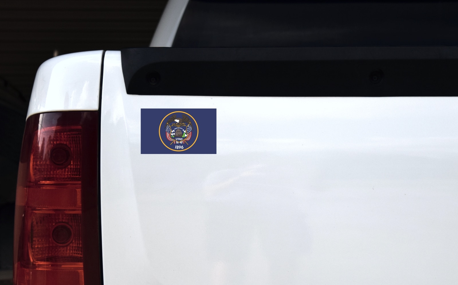 5in x 3in Utah State Flag Bumper Sticker Car Decal Window Stickers Vinyl Car Decals