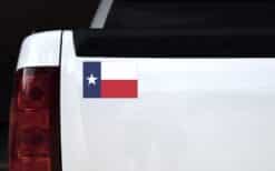 6in x 4in Texas State Flag Bumper Sticker Decal Vinyl Car Window