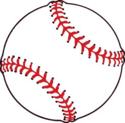 baseball sticker