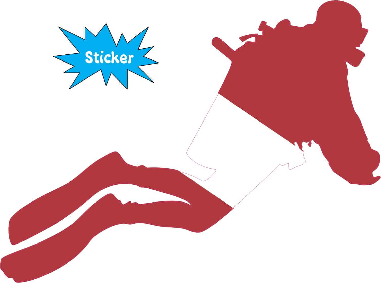 5in x 4.5in Die Cut Scuba Diver Bumper Sticker Decal Car Window Stickers Decals - Image 2