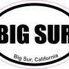Oval Big Sur California Sticker