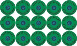 Official Geocache Micro Cache Stickers