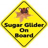 Sugar Glider On Board Sticker