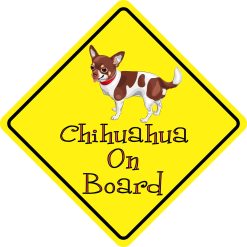 6in x 6in Chihuahua On Board Magnet