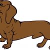 Die Cut Dachshund