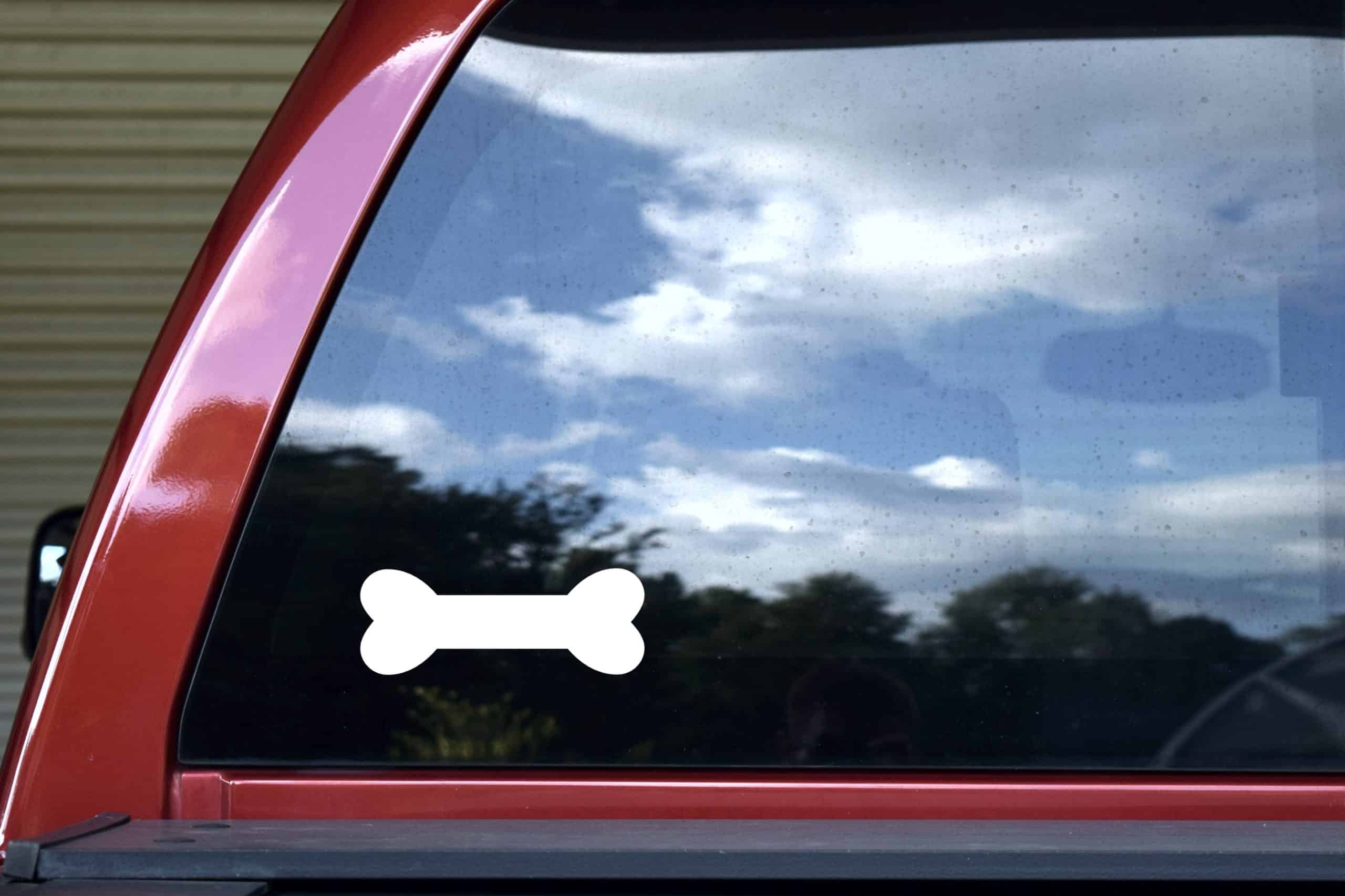 6in x 2.25in Dog Bone Dogs Bumper Sticker Decal Vinyl Car Window Stickers Decals - Image 4