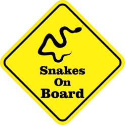 Snakes On Board Magnet