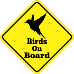 Birds On Board Sticker