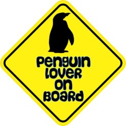 Penguin Lover On Board Sticker