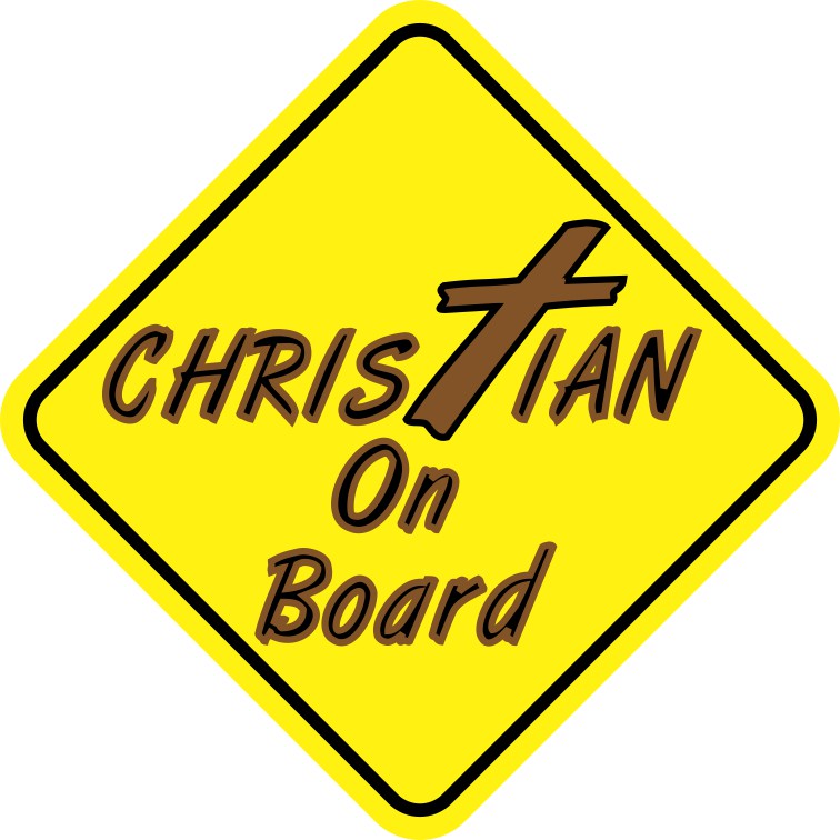 Christian On Board Sticker