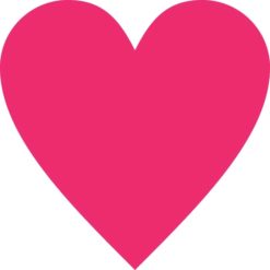 4.5in x 4.5in Pink Heart Gas Cap Door Bumper Sticker Decal Window Stickers Decals
