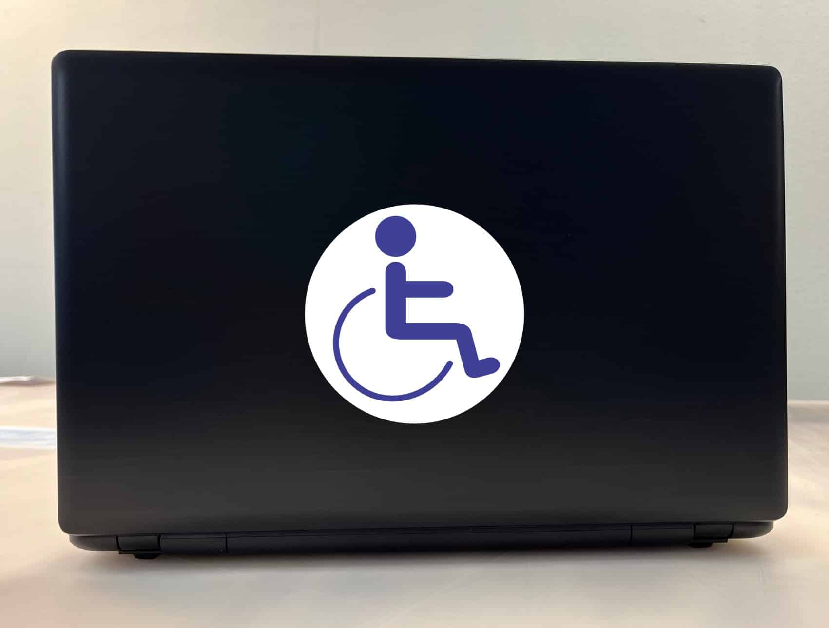4.5inx4.5in Handicapped Business Sign Decal Sticker Window Signs Decals Stickers - Image 3