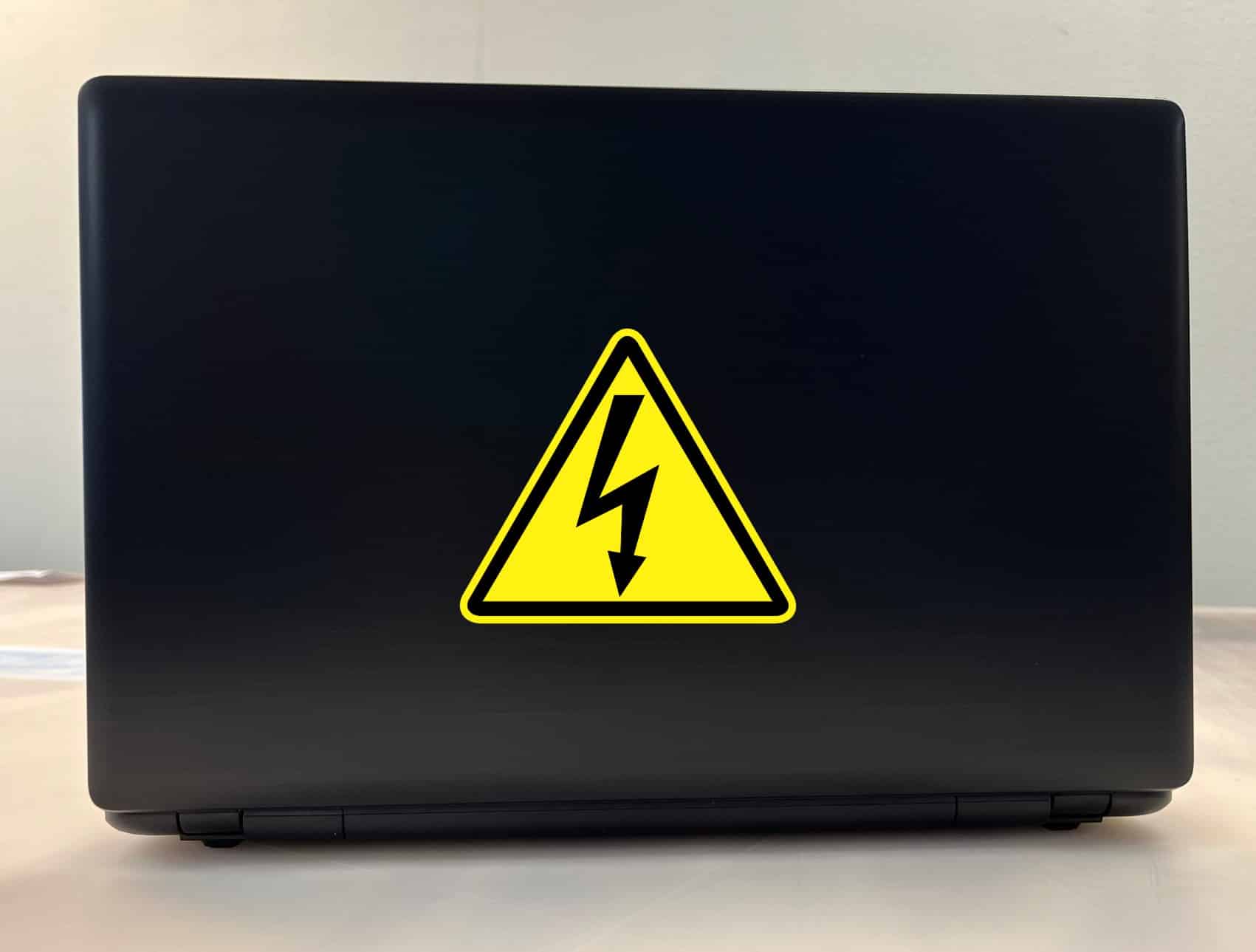 4.5in x 4in Electrical Danger Sign Decal Sticker Business Signs - Image 3