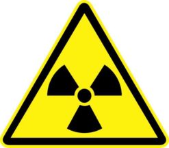 Radioactive Warning Sticker
