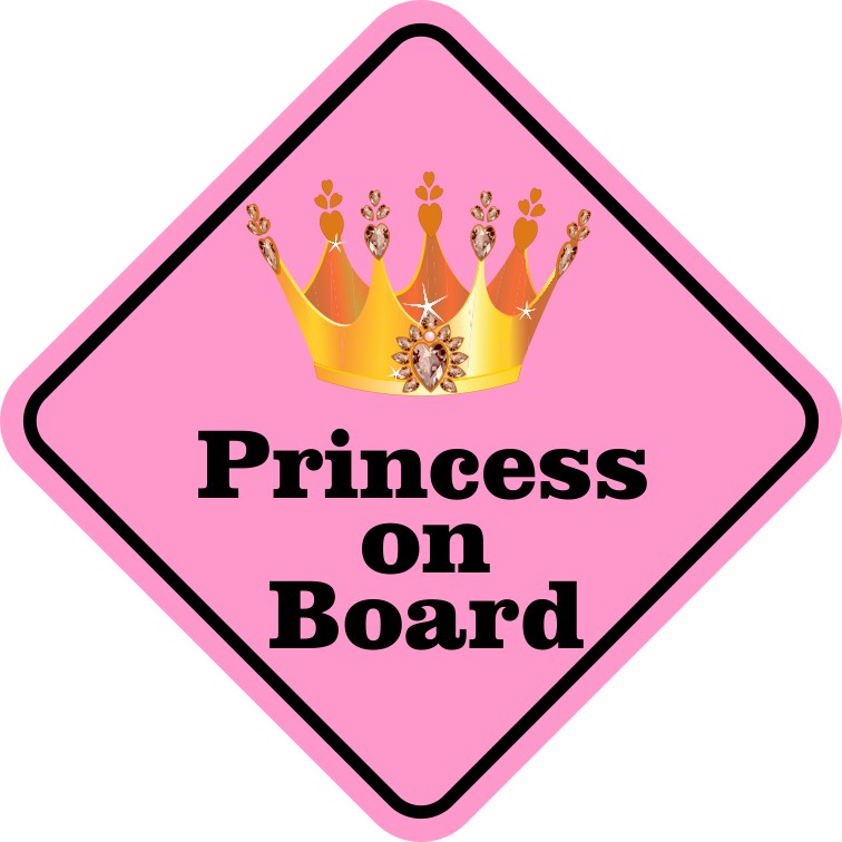 Princess on Board Magnet