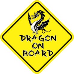 Dragon On Board Sticker