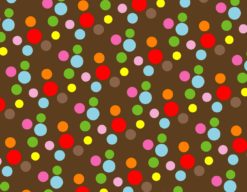 Color Polka Dots Vinyl Sticker