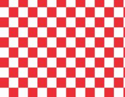 Red Checkered Vinyl Sheet