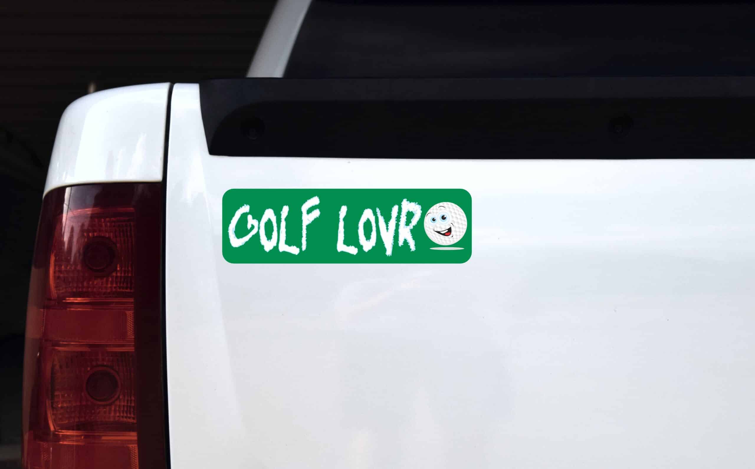 10in x 3in Golf Lovr Lover Bumper magnets magnetic magnet golfer