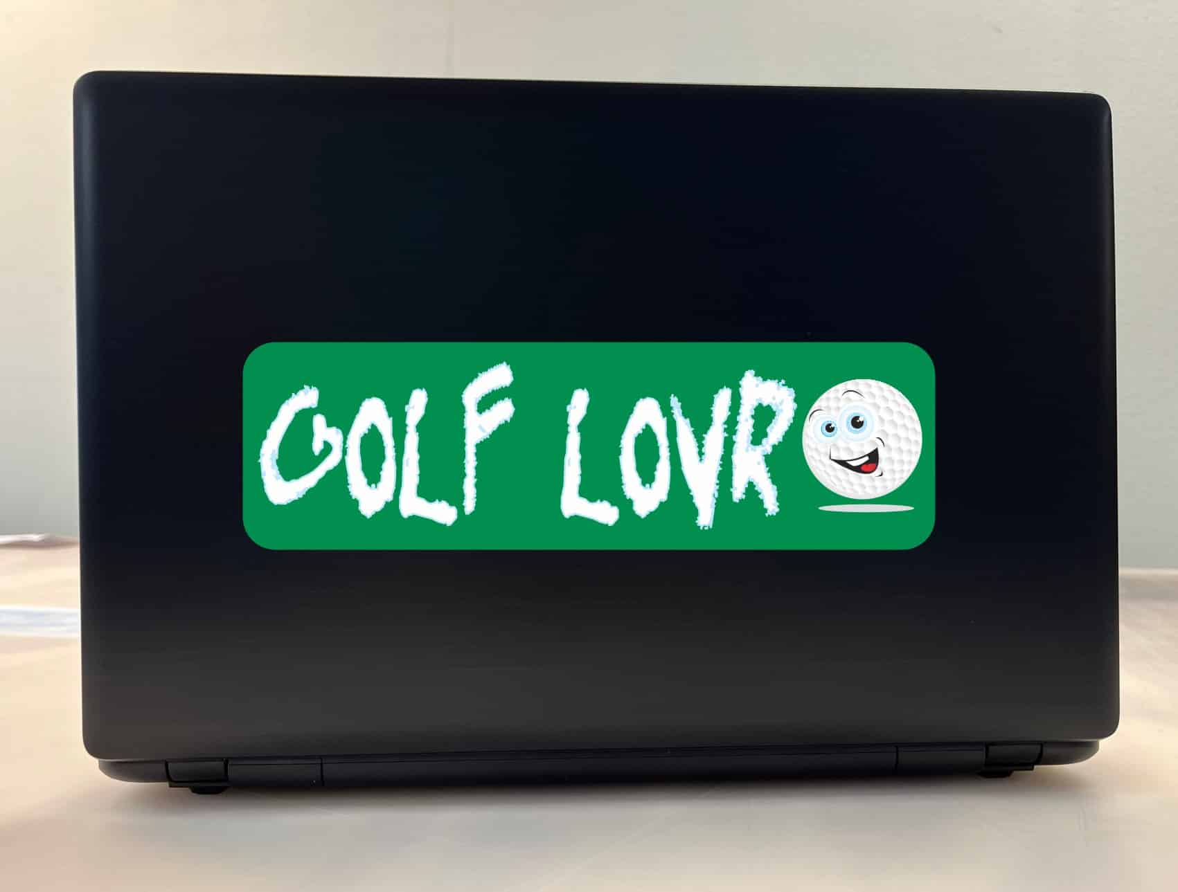 10in x 3in Golf Lovr Lover Bumper Stickers window decals decal sticker golfer