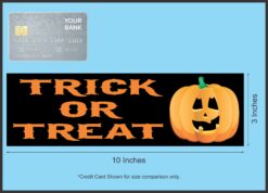 10in x 3in Trick or Treat Halloween Bumper magnet Car magnetic magnets