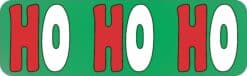 10in x 3in Ho Ho Ho Christmas Vinyl Bumper Sticker Decal Window Stickers Decals