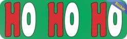 10in x 3in Ho Ho Ho Christmas Vinyl Bumper Sticker Decal Window Stickers Decals