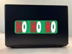 10in x 3in Ho Ho Ho Christmas Vinyl Bumper Sticker Decal Window Stickers Decals